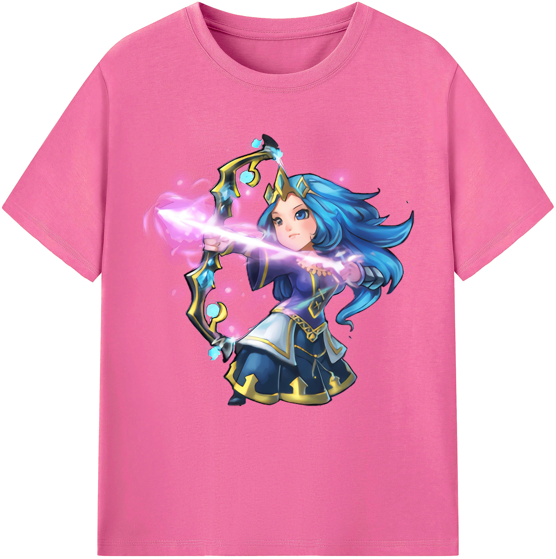 （画像用） リーグ・オブ・レジェンド League of Legends LOL レディースカジュアルプリントTシャツ（綿100％）
